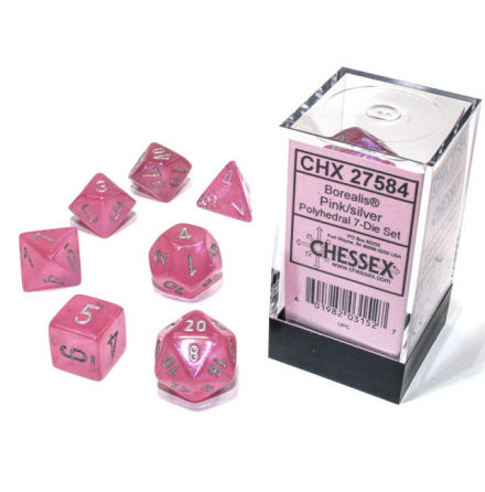 Borealis® Polyhedral Pink/silver Luminary 7-Die Set