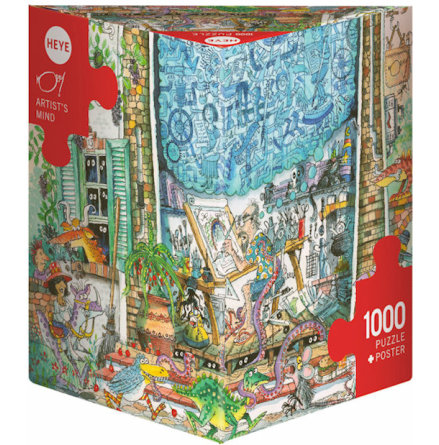 Korky Paul: Artists Mind (1000 pieces triangular box)