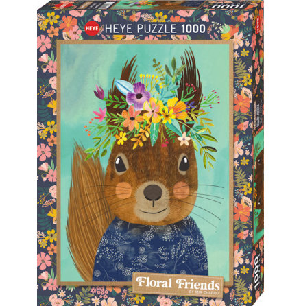 Floral Friends: Sweet Squirrel (1000 pieces)