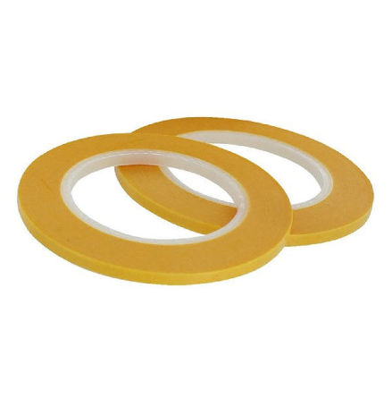 PRECISION MASKING TAPE 3MMX18M - TWIN PACK