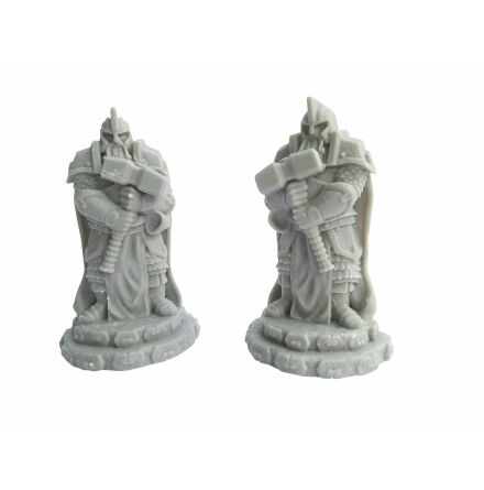 Dwarf statues with hammer (two different)