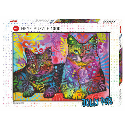Jolly Pets: Devoted 2 Cats (1000 pieces)