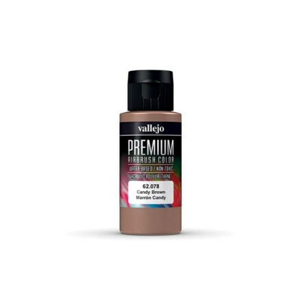 Vallejo Premium Airbrush Color: Candy Brown (60 ml)