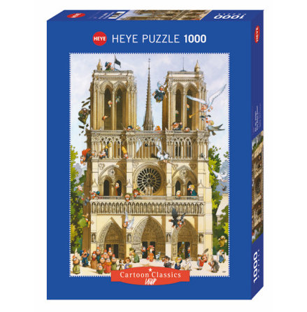 Cartoon Classics: Vive Notre Dame! (1000 pieces)