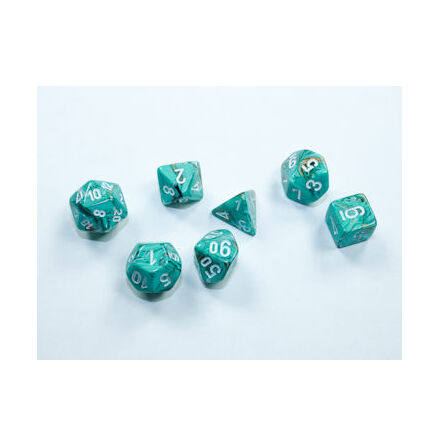 Marble Mini-Polyhedral Oxi-Copper™/white 7-Die Set