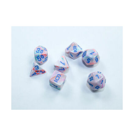 Festive® Mini-Polyhedral Pop Art™/blue 7-Die set